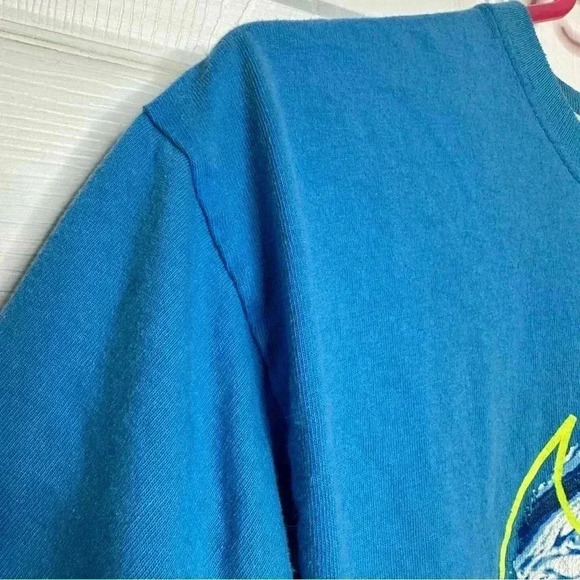 Nike Vintage T-shirt  Blue/White/Yellow Swoosh Size Medium - Picture 4 of 16